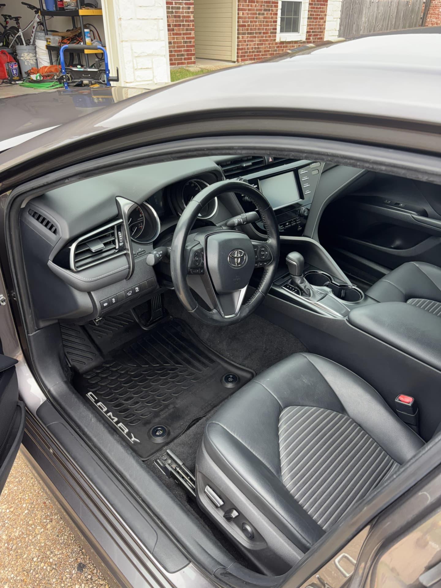 Toyota Camry interior after a full deep clean